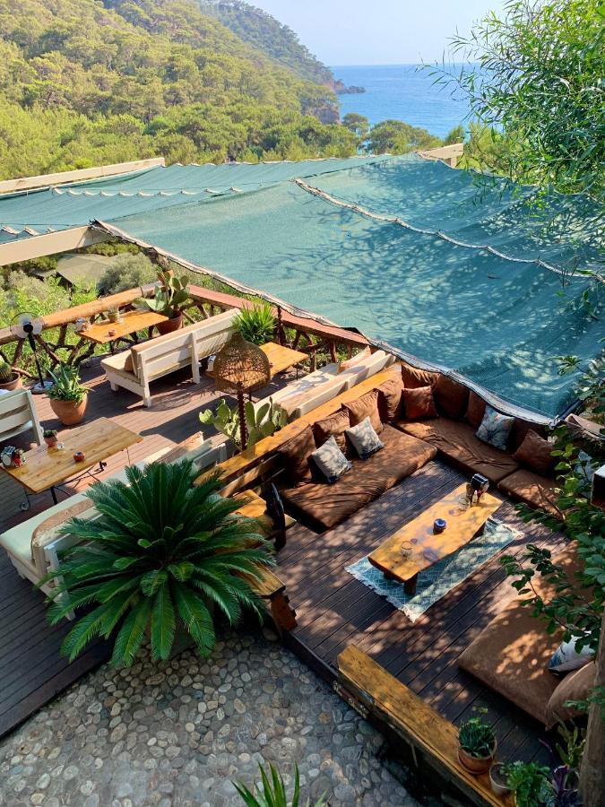Bamboo Bungalow With Sea View In Kabak Bay, Oeluedeniz فتحية المظهر الخارجي الصورة