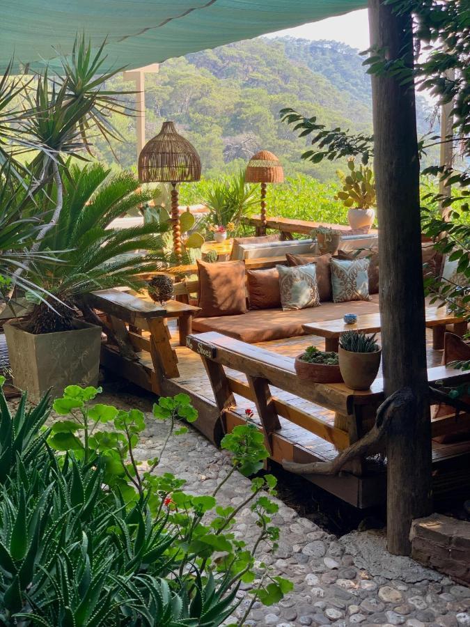 Bamboo Bungalow With Sea View In Kabak Bay, Oeluedeniz فتحية المظهر الخارجي الصورة