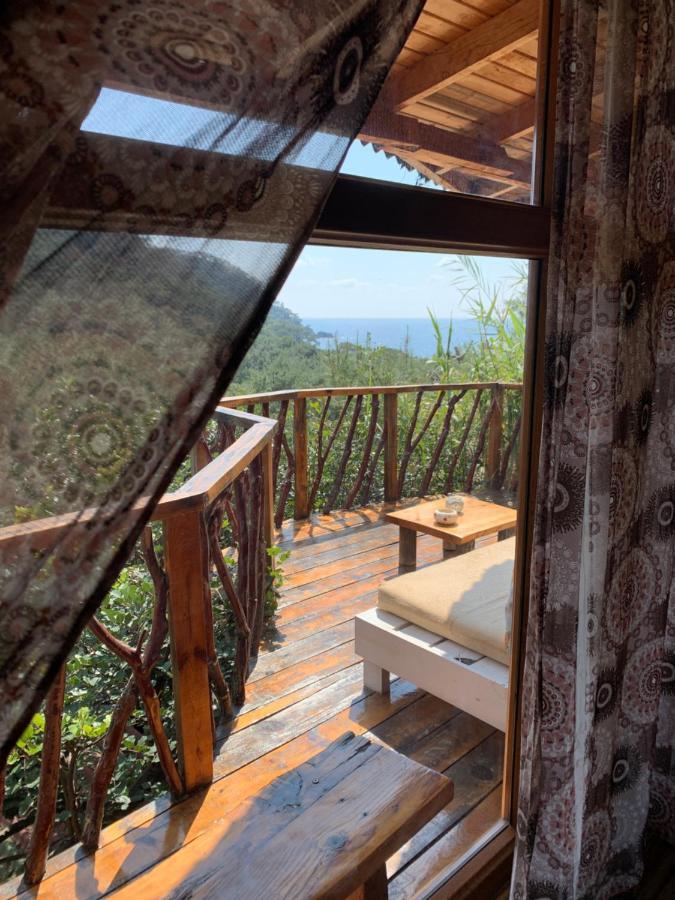 Bamboo Bungalow With Sea View In Kabak Bay, Oeluedeniz فتحية المظهر الخارجي الصورة