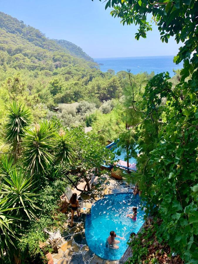 Bamboo Bungalow With Sea View In Kabak Bay, Oeluedeniz فتحية المظهر الخارجي الصورة