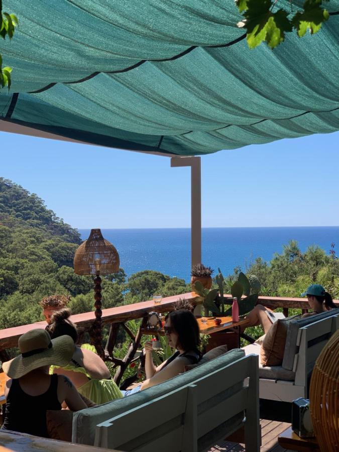 Bamboo Bungalow With Sea View In Kabak Bay, Oeluedeniz فتحية المظهر الخارجي الصورة