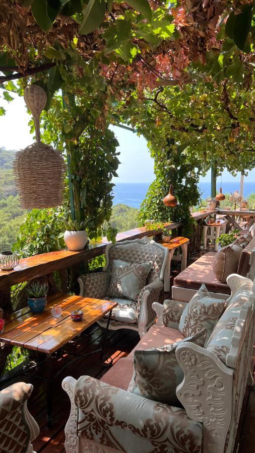 Bamboo Bungalow With Sea View In Kabak Bay, Oeluedeniz فتحية المظهر الخارجي الصورة
